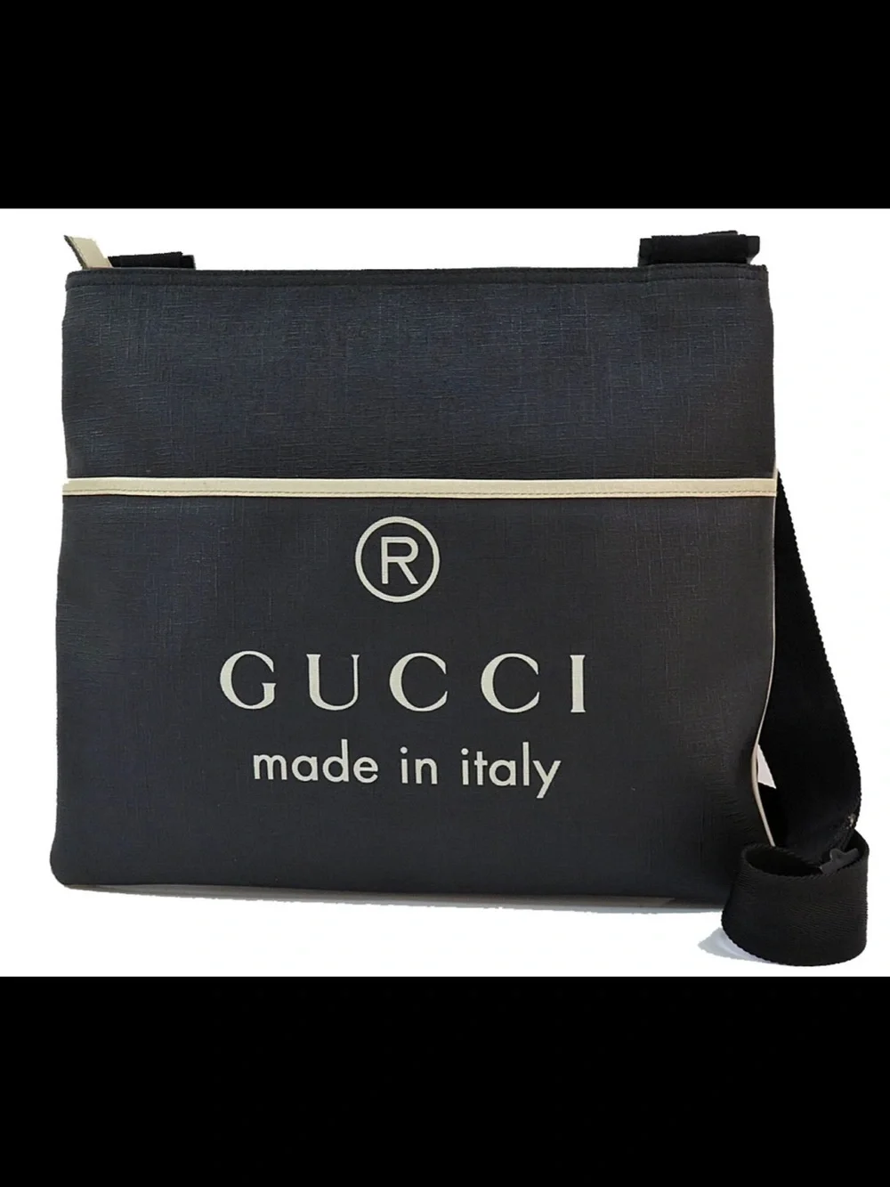 Gucci Black Crossbody Bag - Made in Italy